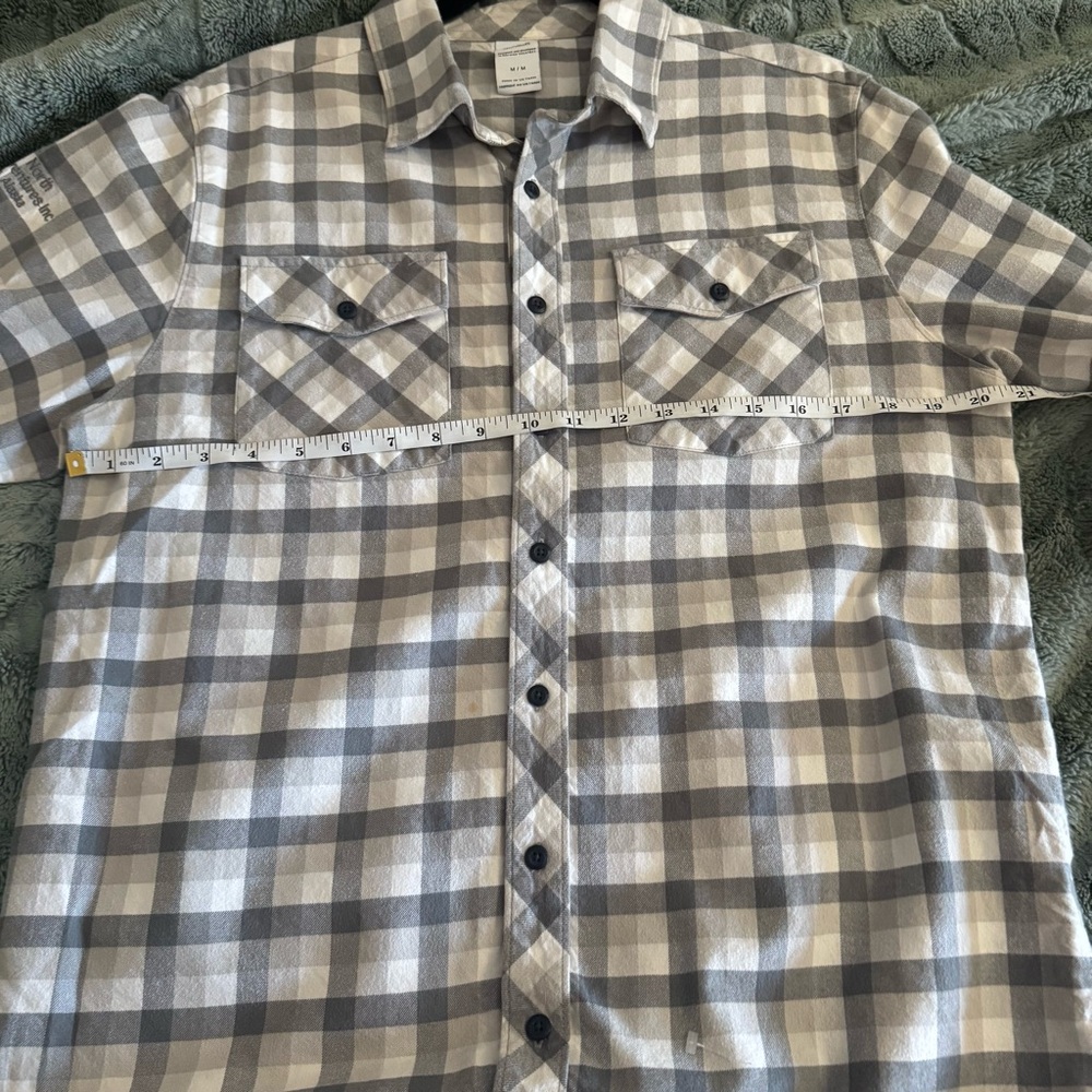 Helly Hansen Gray Casual Button Down Shirt Size M… - image 6